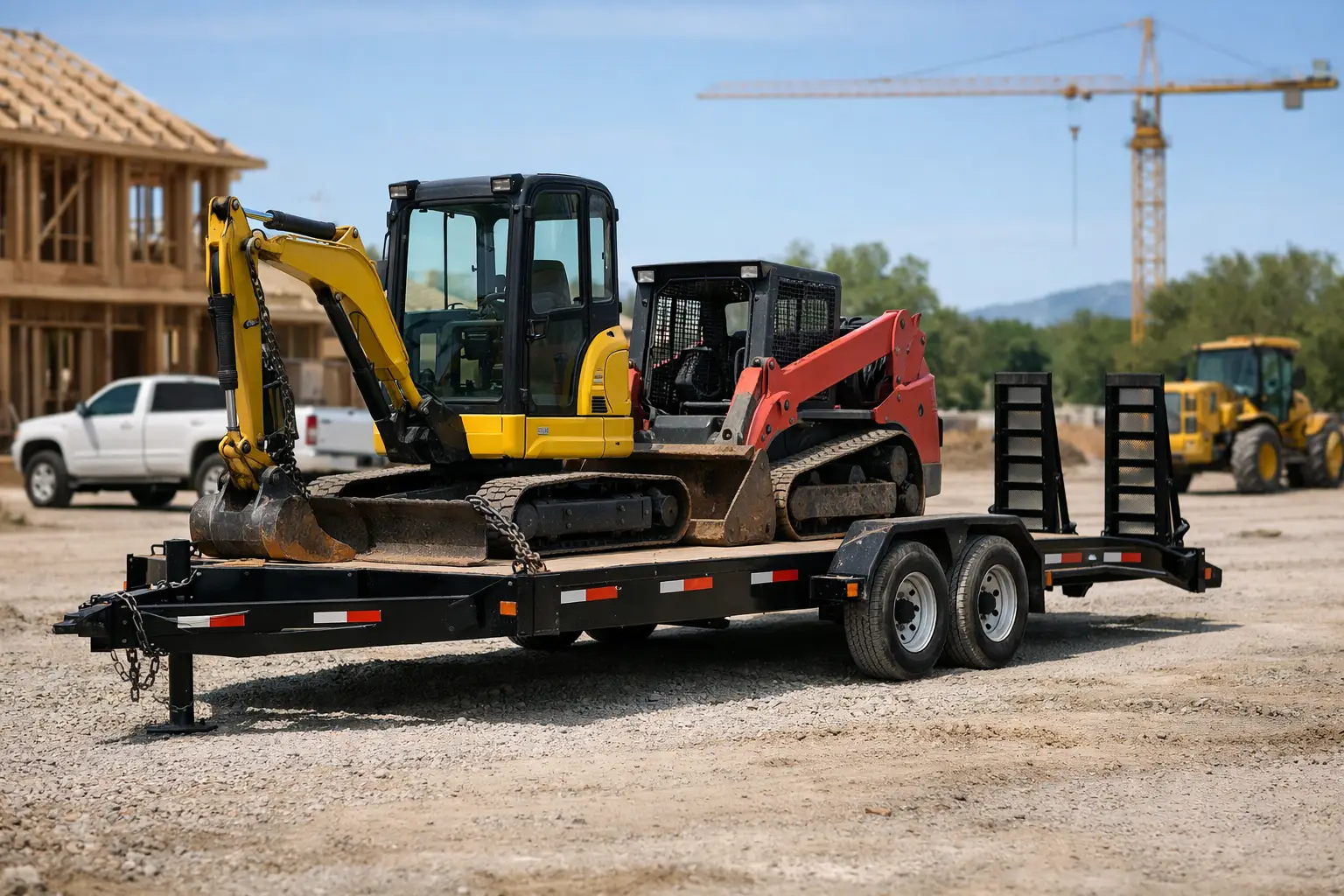 Equipment Trailer Rental for Contractors
