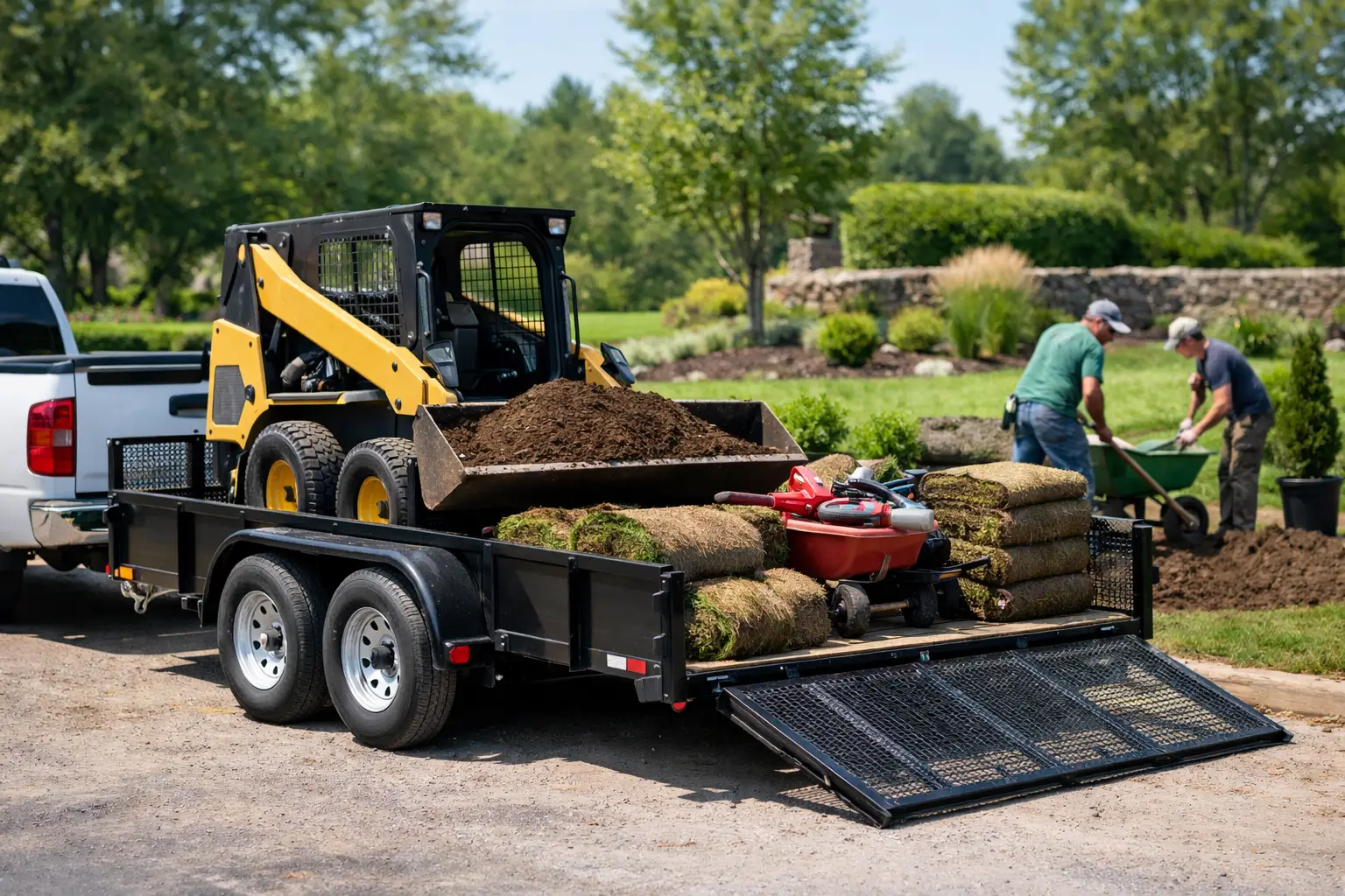 Trailer Rental for Landscaping Jobs