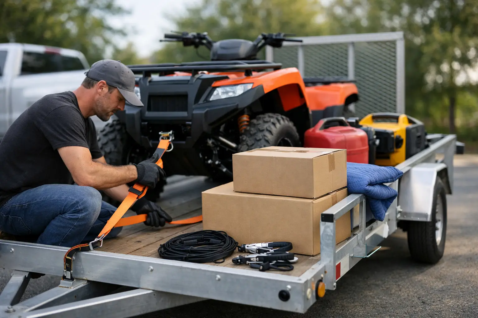 How to Load a Rental Trailer Safely