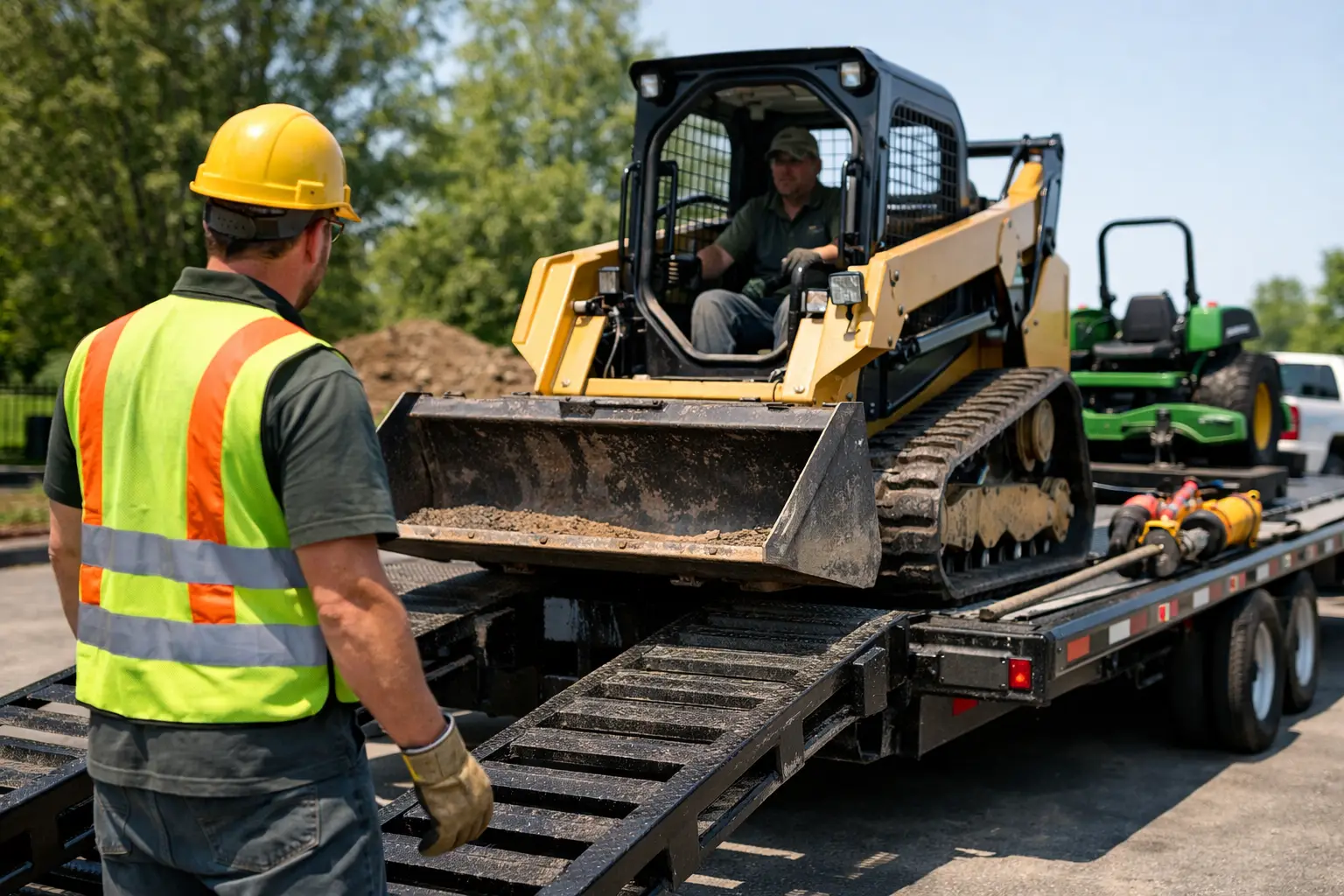 How to Load Landscaping Equipment Safely