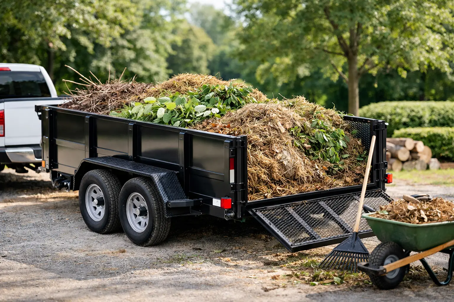 Trailer Rental for Yard Waste That Fits the Job