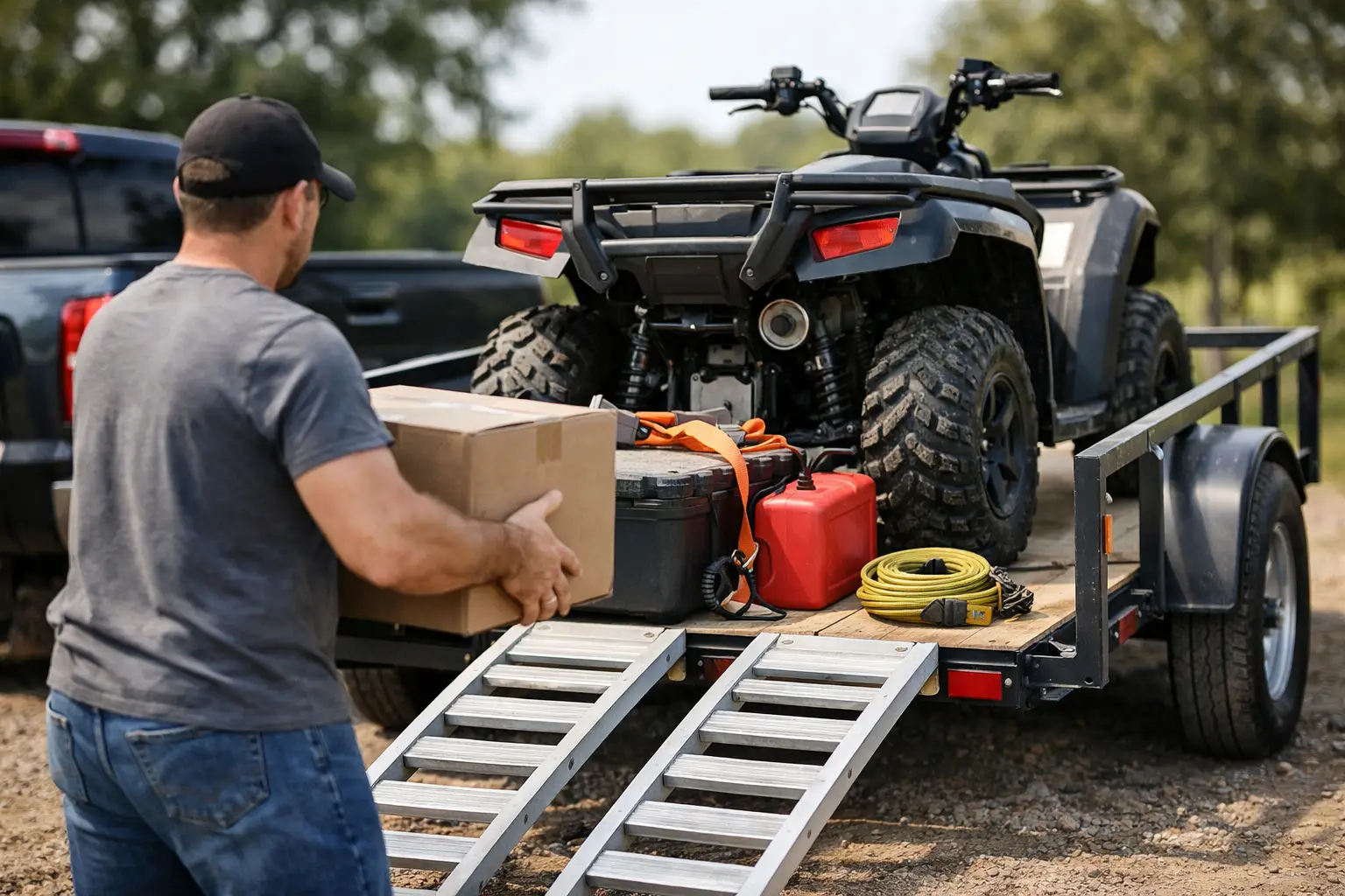 How to Load a Utility Trailer Without Trouble