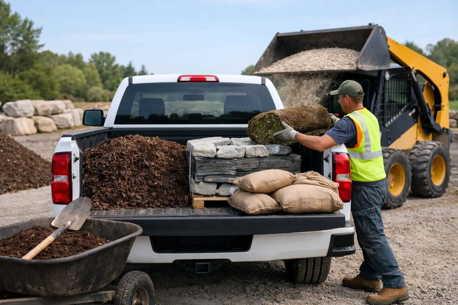 Guide to Hauling Landscaping Materials Safely