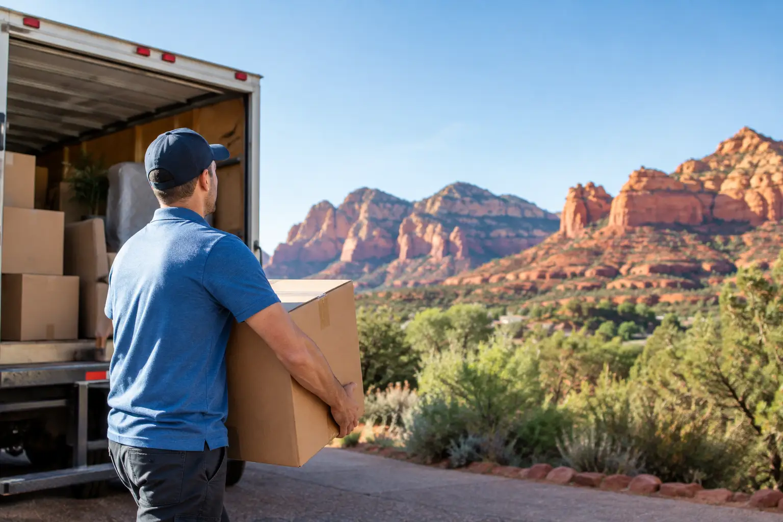 A Sedona Relocation Example That Saves Hauling Time
